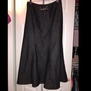 Cato Dark blue jean skirt